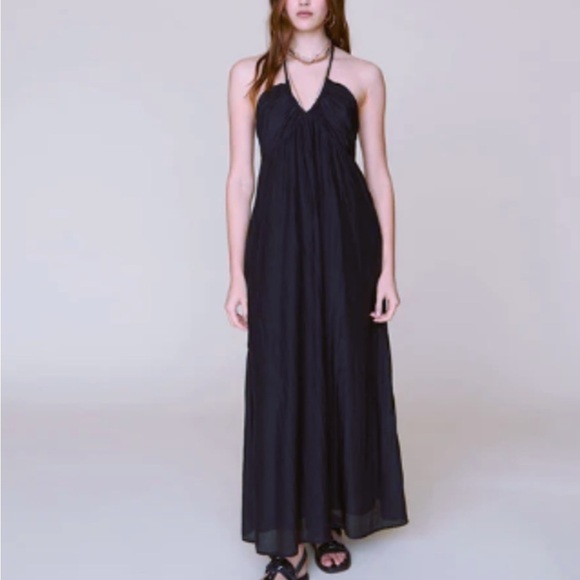 Xirena black Maggie halter maxi dress - Medium - Picture 3 of 6